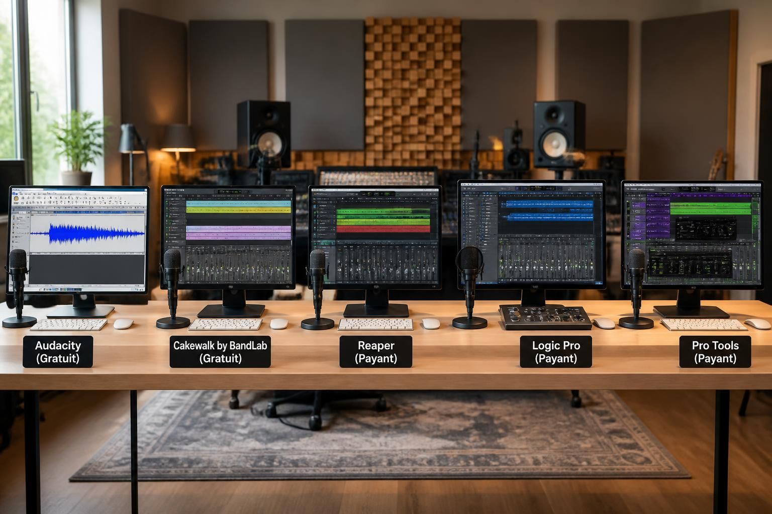 découvrez notre comparatif de 5 logiciels d'enregistrement audio, gratuits et payants, pour choisir l'outil idéal adapté à vos besoins et améliorer la qualité de vos enregistrements.