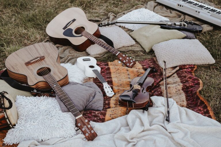 Banque de sons d'instruments où — collection d'échantillons de sons d'instruments