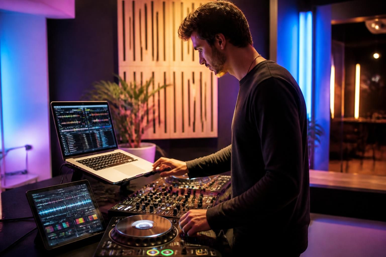 djay (algoriddim) est une application puissante pour mixer en dj sur pc, mac et ipad, offrant une interface intuitive et des outils professionnels pour créer des sets musicaux uniques.